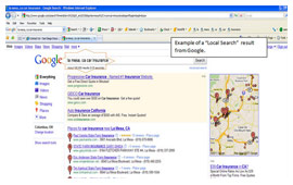 Local Search Map